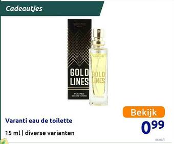 Action Varanti Eau De Toilette aanbieding