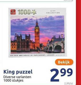 Action King Puzzel aanbieding