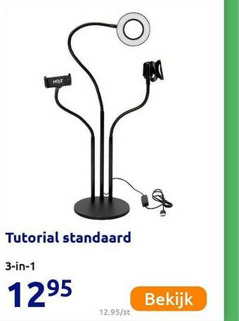 Action Tutorial Standaard aanbieding