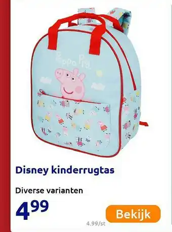 Action Disney Kinderrugtas aanbieding
