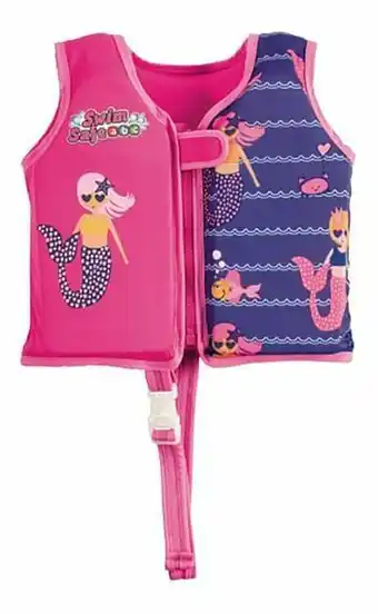 Dreamland Bestway zwemvest Swim Safe Zeemeermin 3 - 6 jaar aanbieding