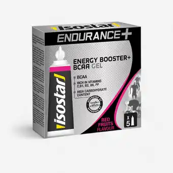 Decathlon Energiegel Endurance BCAA rode vruchten 5x 20 g aanbieding