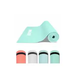 Decathlon Yogamat - Fitnessmat - PVC - 180 x 60 x 0,5 – Lichtblauw aanbieding