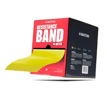 Decathlon Weerstandsband 45 meter - geel aanbieding