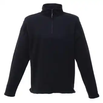 Decathlon Heren Micro Zip Turtle Neck Fleece Sweater (Zwart) aanbieding