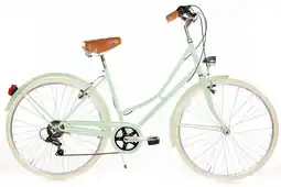 Decathlon Capri Valentina Stadsfiets pastelgroen aanbieding