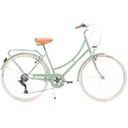 Decathlon Capri Valentina Stadsfiets pastelgroen aanbieding