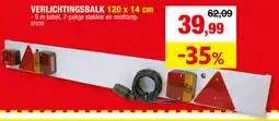 Hubo Verlichtingsbalk aanbieding