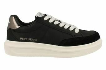Berca Shoes Pepe Jeans Sneaker Laag Dames Abbey Top - Zwart aanbieding