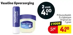 Kruidvat Vaseline lipverzorging aanbieding