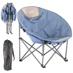 Decathlon Gevoerde Campingstoel Moonchair Kupari – Klapstoel - Kampeerstoel aanbieding