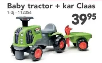 Happyland Baby tractor + kar Claas aanbieding