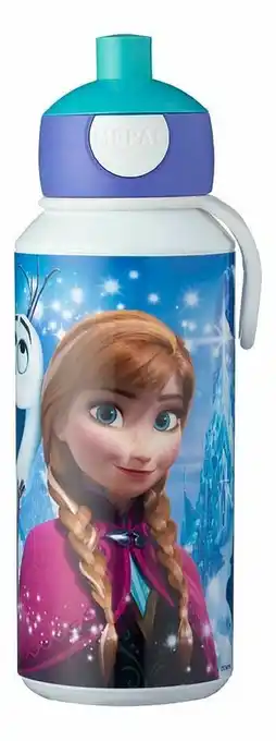 Dreamland Mepal drinkfles pop-up Campus 400 ml Disney Frozen Sisters Forever aanbieding