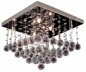 Plafonnier Crystal 6 Lichten