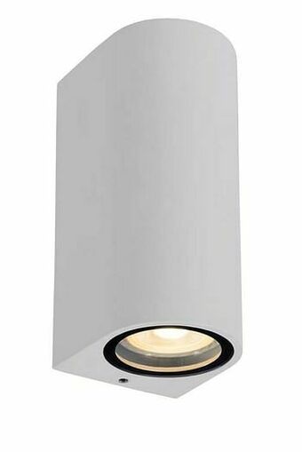 Zelfbouwmarkt Wandspot Buiten - 2xgu10 - Ip44 - Wit aanbieding