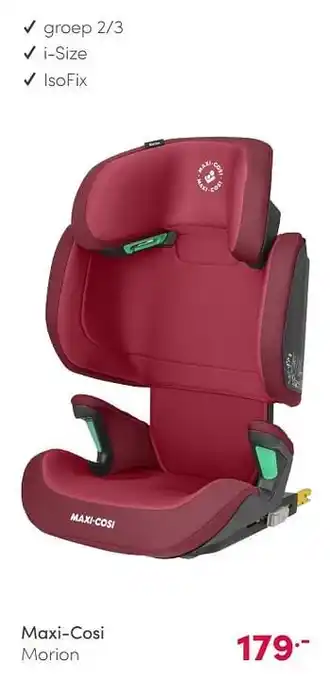 Baby & Tiener Maxi-cosi morion aanbieding