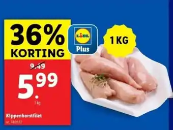 Lidl Kippenborstfilet aanbieding