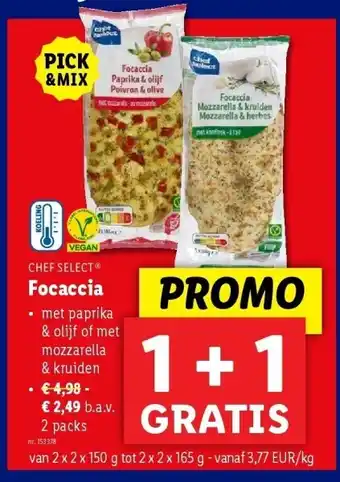 Lidl Focaccia aanbieding