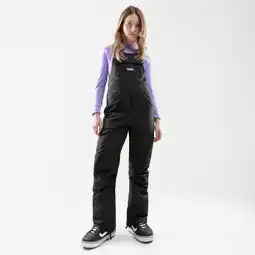 Decathlon Dames Wintersport snowboard broek met bretels B1-W Broad Peak Siroko Zwart aanbieding