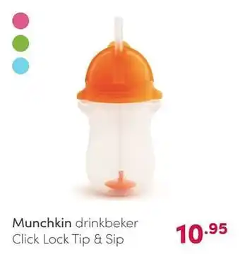 Baby & Tiener Munchkin drinkbeker click lock tip + sip aanbieding