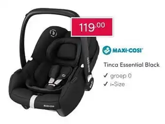 Baby & Tiener Tinca essential black aanbieding