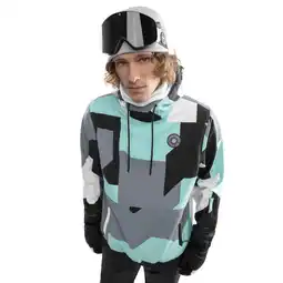 Decathlon Heren Wintersport snowboardjas W1 Ushuaia Siroko Turquoise aanbieding