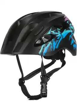 Decathlon Fietshelm kinderen 6-12 jaar| Blauw Graffiti| Crazy Safety| EN1078 Certificatie aanbieding