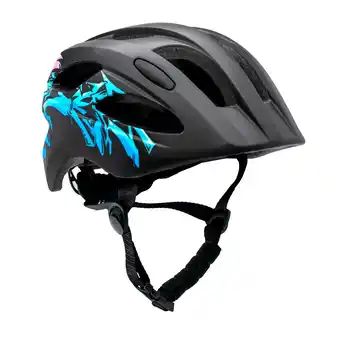 Decathlon Fietshelm kinderen 6-12 jaar| Blauw Graffiti| Crazy Safety| EN1078 Certificatie aanbieding