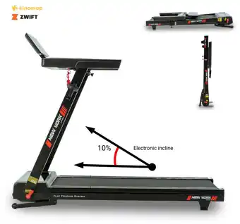 Decathlon Loopband - New York - Kinomap en Zwift - 16km/h - 125x45cm - LCD aanbieding