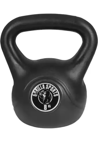 Decathlon Kettlebell - Kunststof - Zwart - 6 kg aanbieding