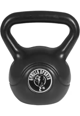 Decathlon Kettlebell - Kunststof - Zwart - 6 kg aanbieding