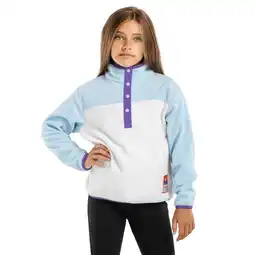 Decathlon Kinderen dikke fleece trui voor meisjes Charm-G SIROKO Blauw aanbieding