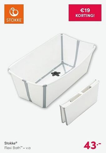 Baby & Tiener Stokke flexi bath aanbieding