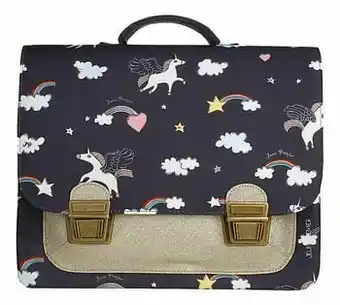 Dreamland Jeune Premier boekentas Classic Midi Rainbow 38 cm aanbieding