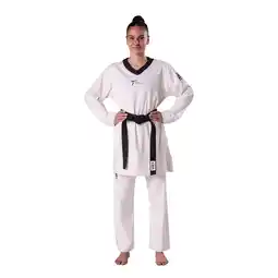 Decathlon Dames dobok Kwon Slimfit WT Rec aanbieding
