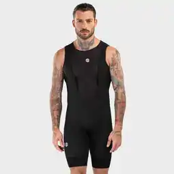 Decathlon Heren Wielrennen korte fietsbroek Alpe D'huez SIROKO Zwart aanbieding