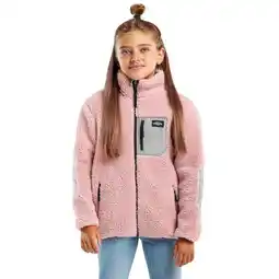 Decathlon Kinderen Lifestyle Meisjes sherpa jas Fairy-G SIROKO Roze aanbieding