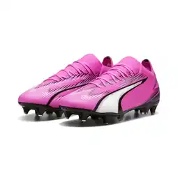 Decathlon ULTRA MATCH MxSG voetbalschoenen PUMA Poison Pink White Black aanbieding