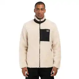 Decathlon Heren Lifestyle sherpa jas Levi SIROKO Beige aanbieding