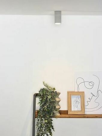 Zelfbouwmarkt Opbouwspot Led - Gu10 - 5w - 320lm - Mat Chroom aanbieding