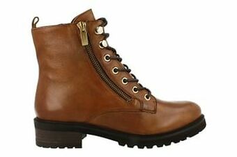 Berca Shoes Steven New York by Spm Bottine Dames Trend Bikerboot - Cognac aanbieding