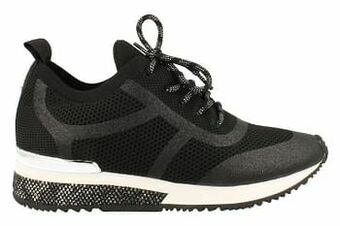 Berca Shoes La Strada Sneaker Laag Dames Trend Mesh - Zwart aanbieding