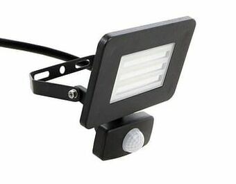 Zelfbouwmarkt Straler Led Zwart 20w 1500 Lumen Met Sensor aanbieding