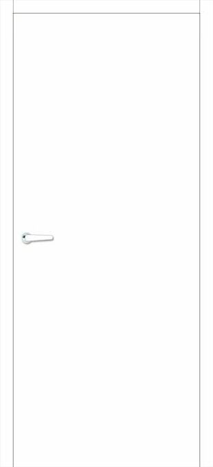 Zelfbouwmarkt Complete Deur Invisible Flat Tubespaan 83cm Wit 201.5cm Omkeerbaar aanbieding