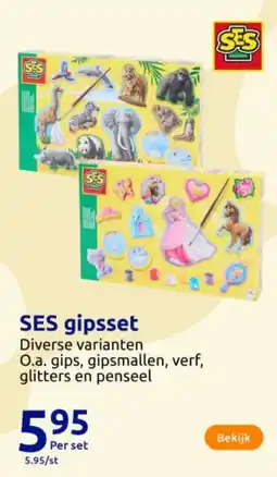Action SES gipsset aanbieding