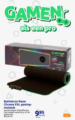 Action Battletron Razer Chroma XXL gaming muismamuismat aanbieding
