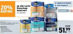 GAMMA Levis Easyclean muurverf aanbieding