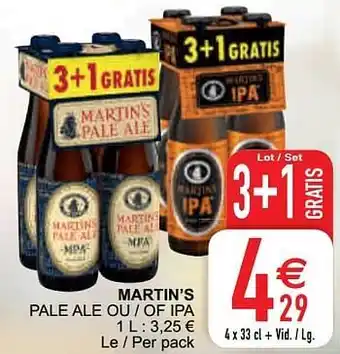 Martin`s pale ale ou - of ipa