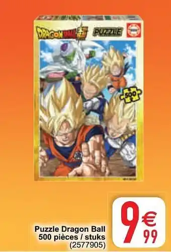 Cora Puzzle dragon ball 500 pièces - stuks aanbieding