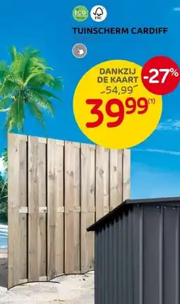 Brico TUINSCHERM CARDIFF aanbieding
